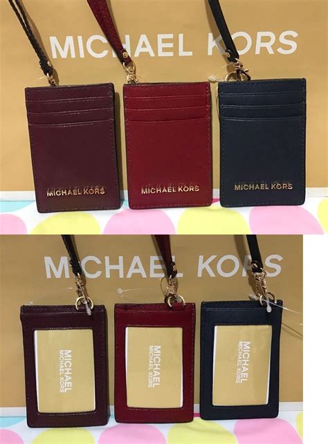 badge holder michael kors|mk id holder.